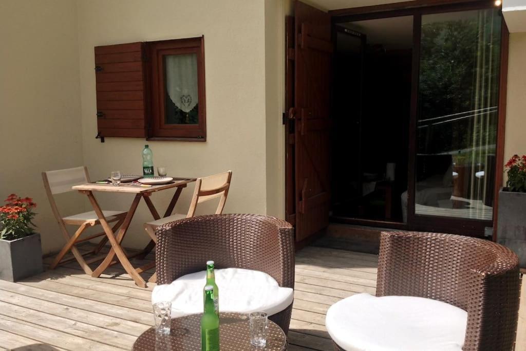 Appartement La Clusaz Avec Terrasse Sur Les Pistes De Ski Manigod Ngoại thất bức ảnh