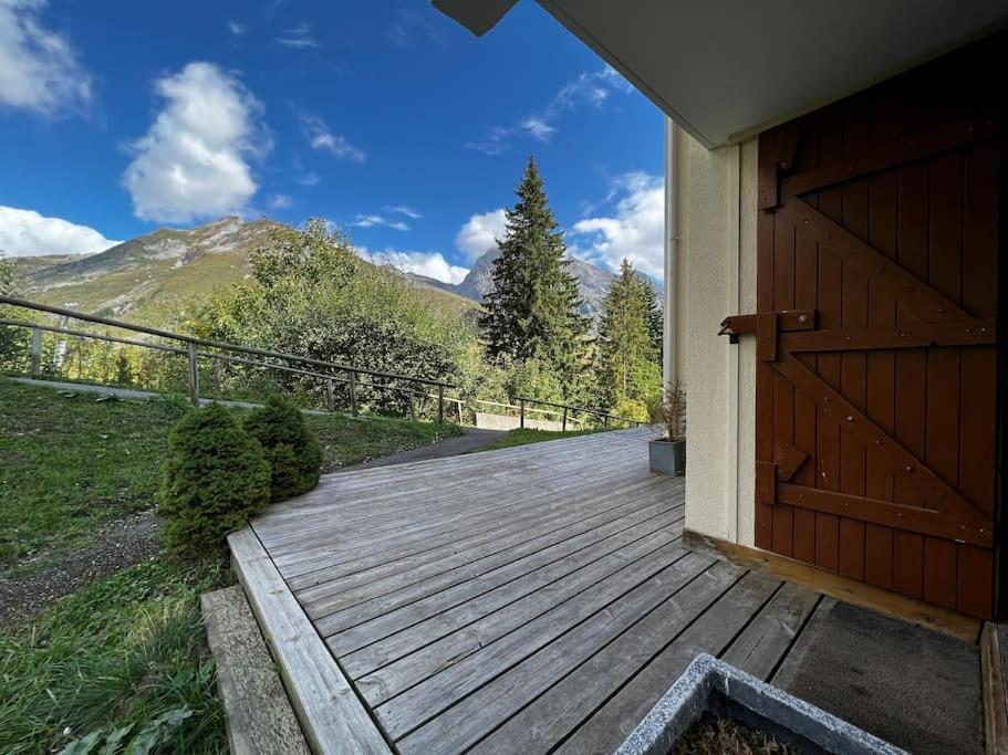 Appartement La Clusaz Avec Terrasse Sur Les Pistes De Ski Manigod Ngoại thất bức ảnh