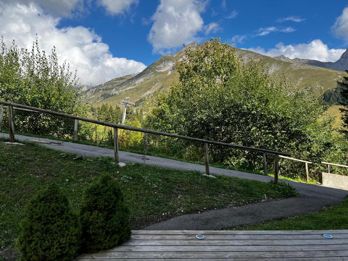 Appartement La Clusaz Avec Terrasse Sur Les Pistes De Ski Manigod Ngoại thất bức ảnh